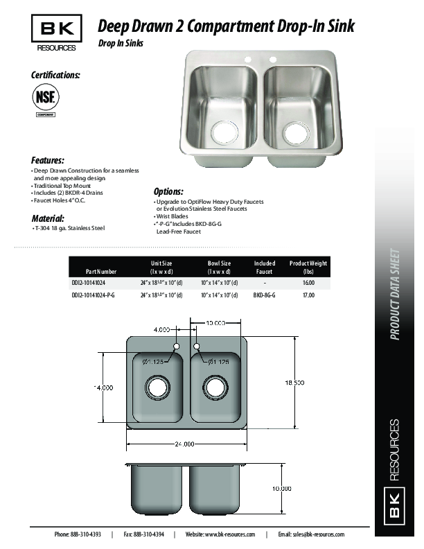 Cutsheet