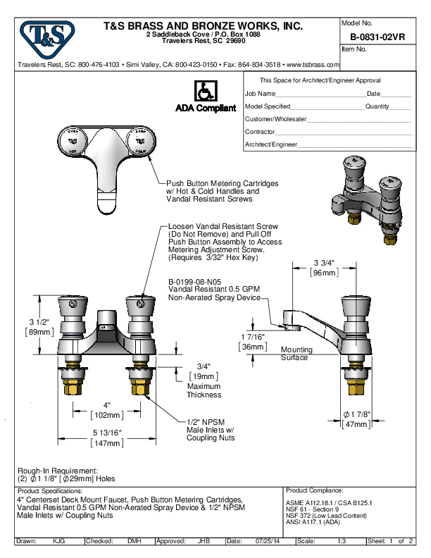 Cutsheet