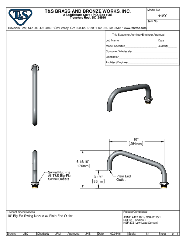 Cutsheet