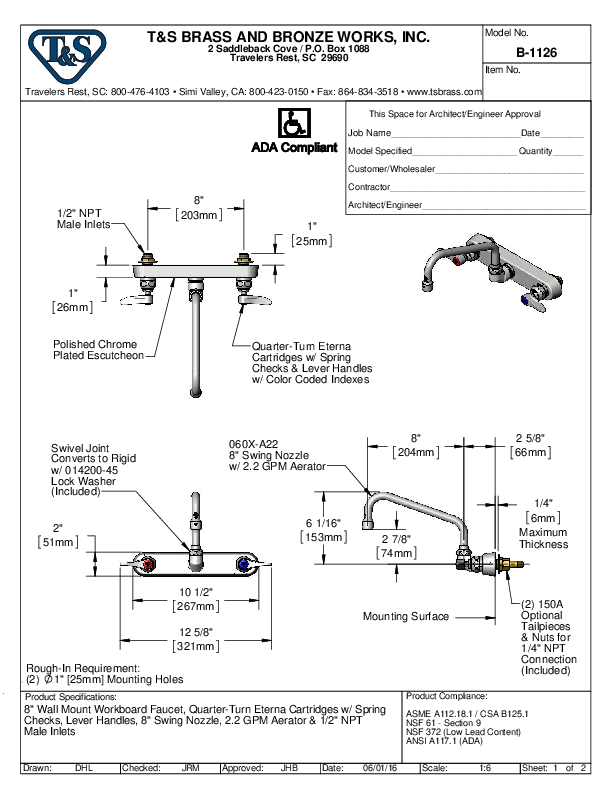 Cutsheet