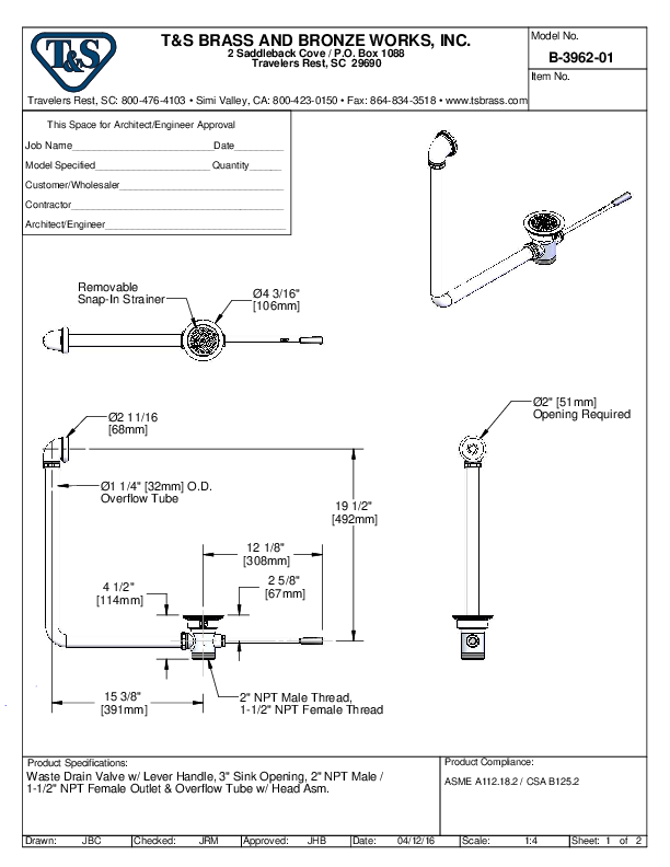 Cutsheet