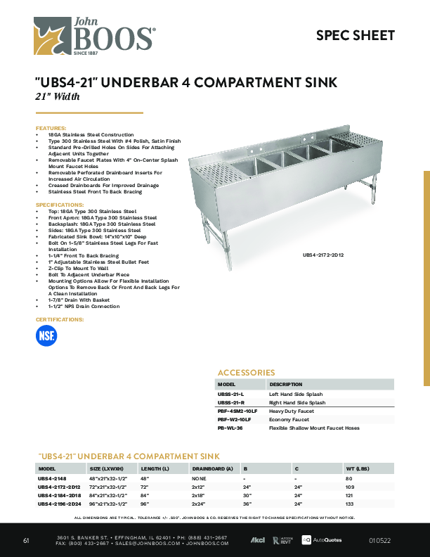 Cutsheet