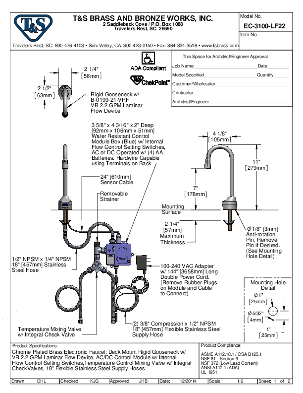 Cutsheet