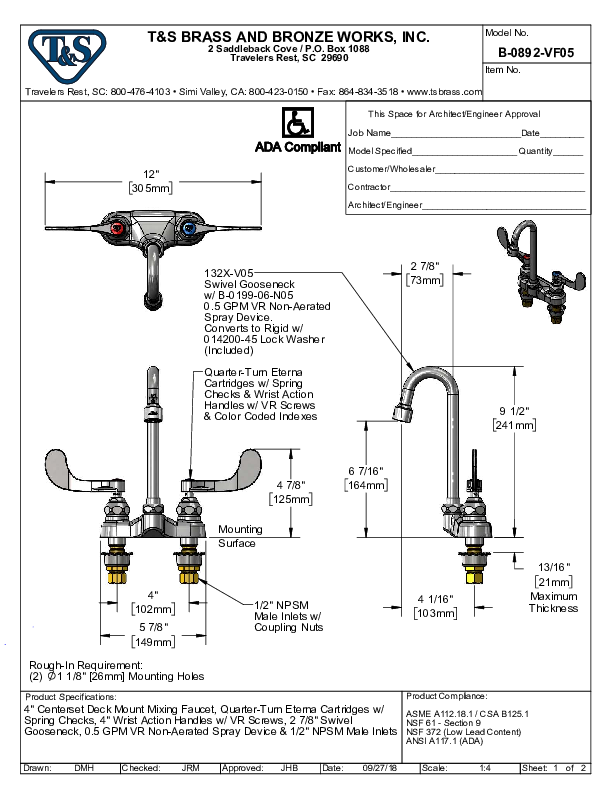 Cutsheet