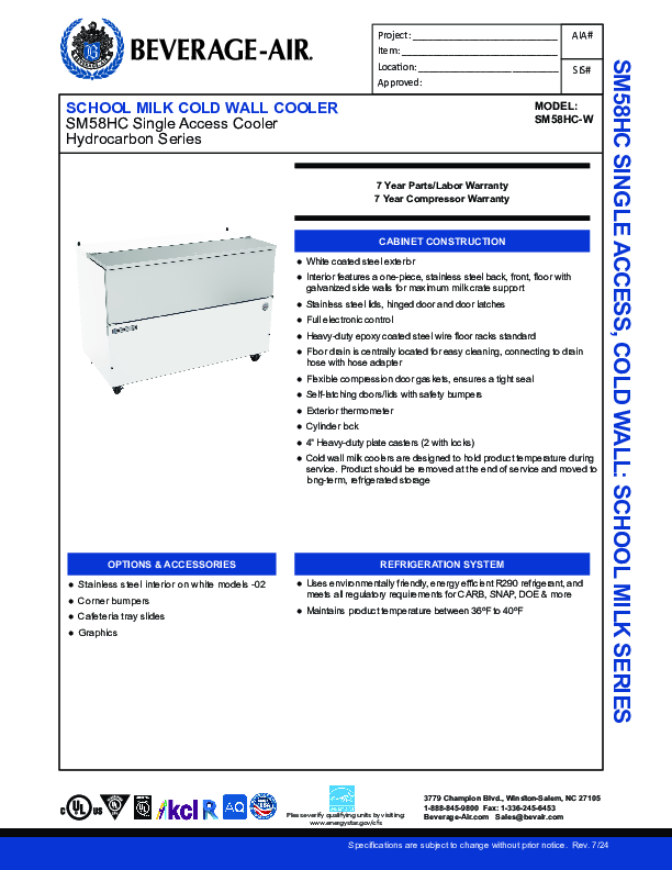 Cutsheet