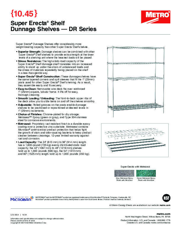 Cutsheet