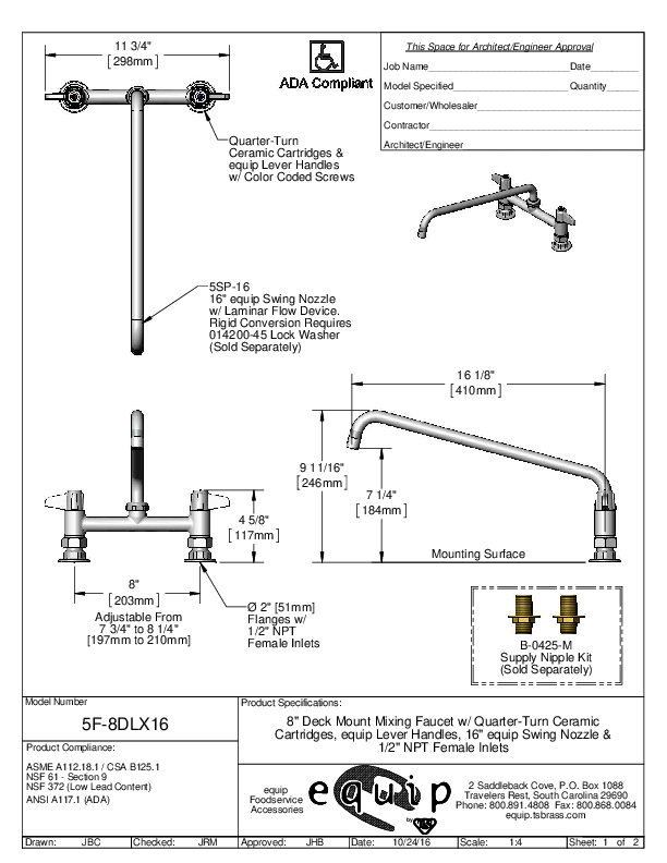 Cutsheet