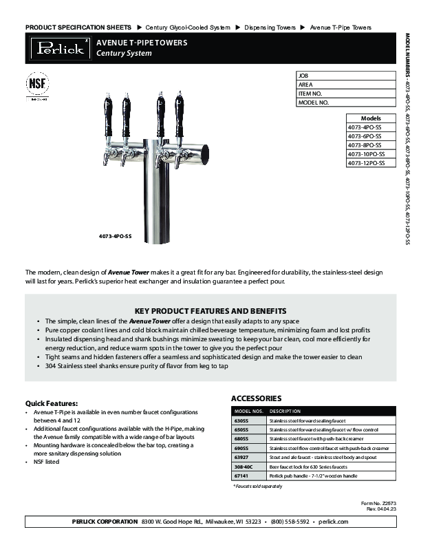 Cutsheet