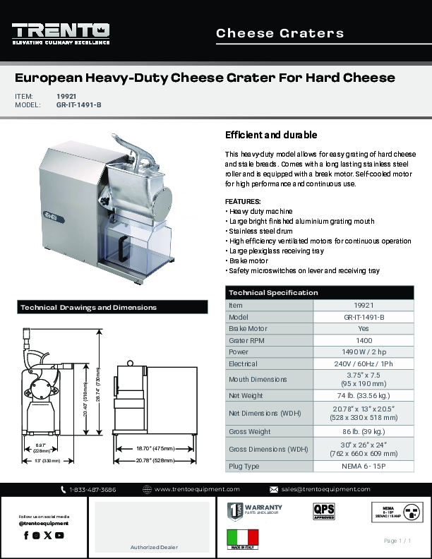 Cutsheet