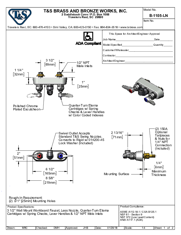 Cutsheet