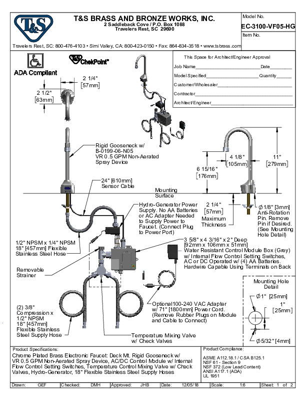 Cutsheet