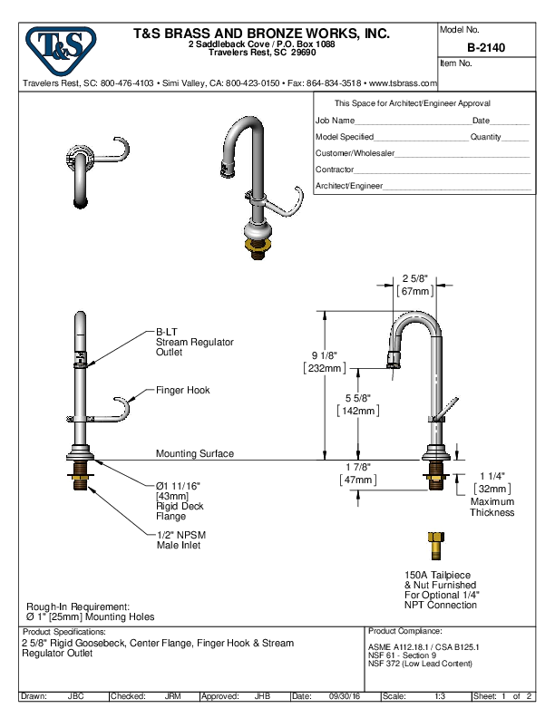 Cutsheet