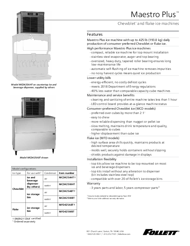 Cutsheet