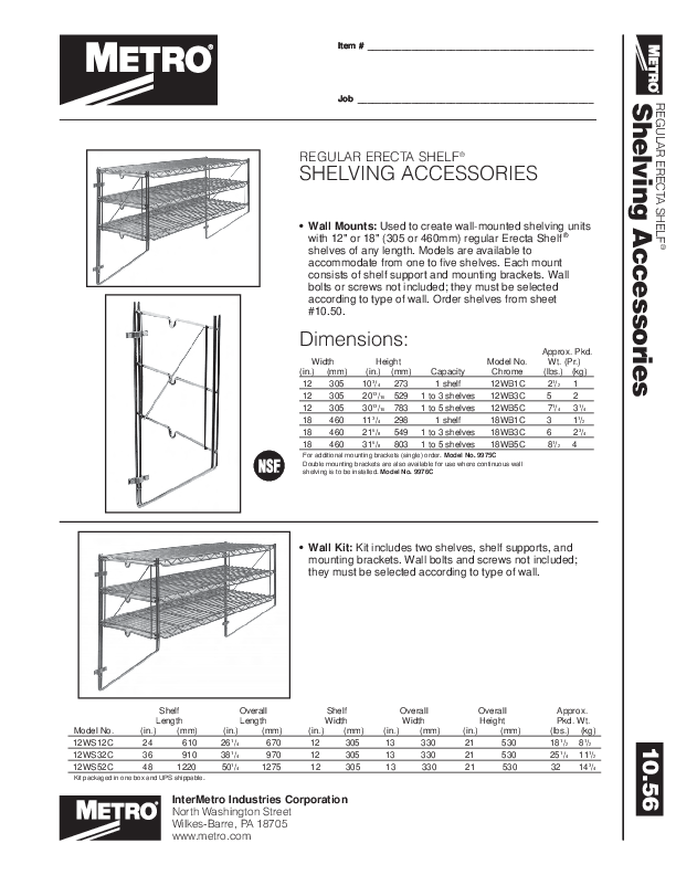 Cutsheet