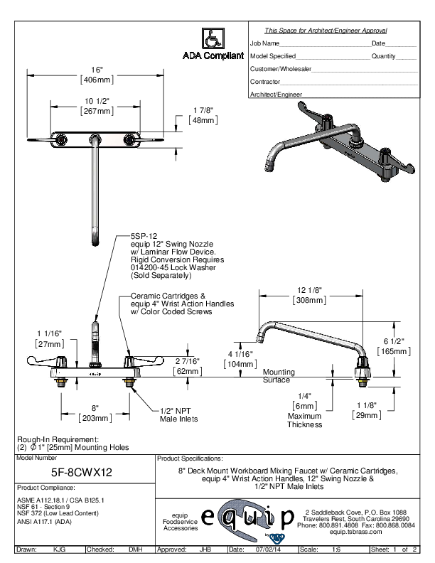 Cutsheet