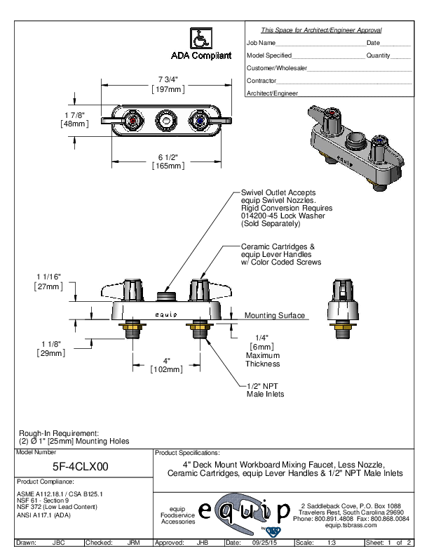 Cutsheet