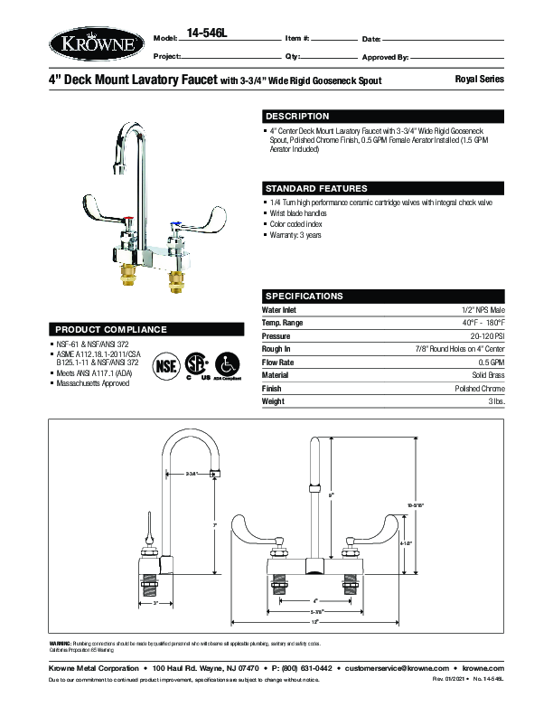 Cutsheet