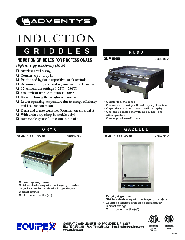 Cutsheet