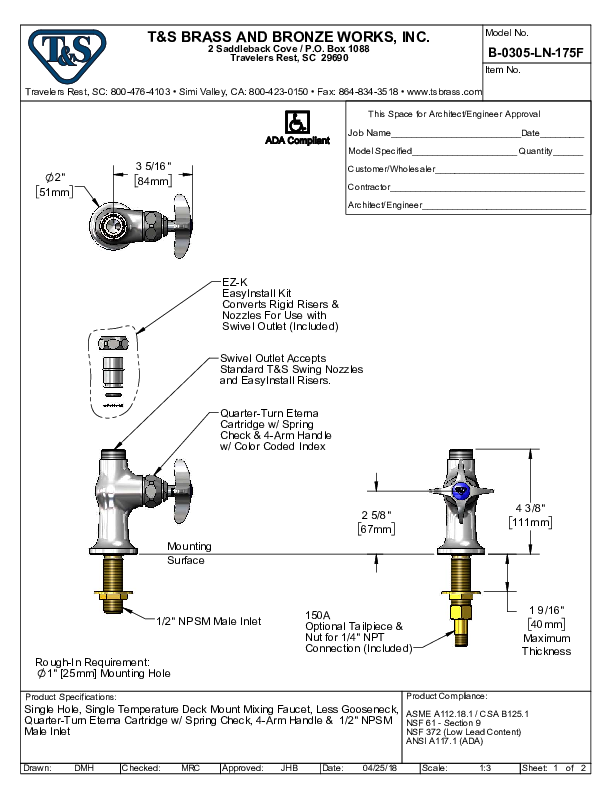 Cutsheet