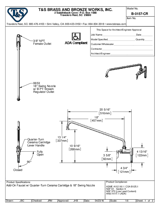 Cutsheet