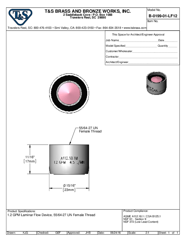 Cutsheet