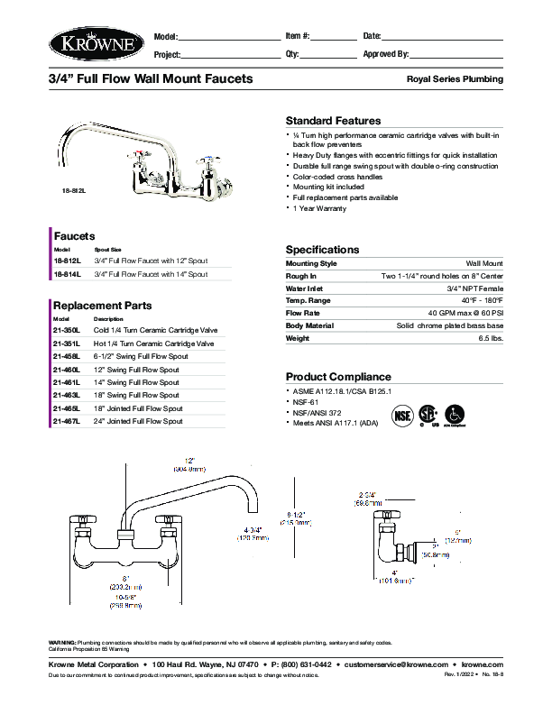 Cutsheet