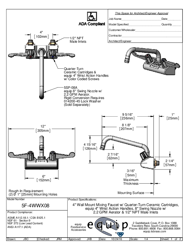 Cutsheet