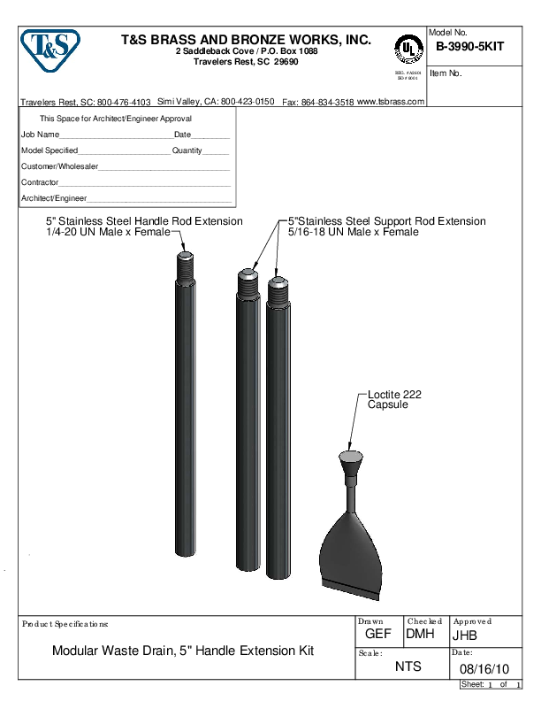 Cutsheet