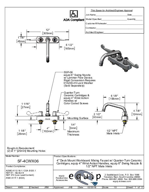 Cutsheet