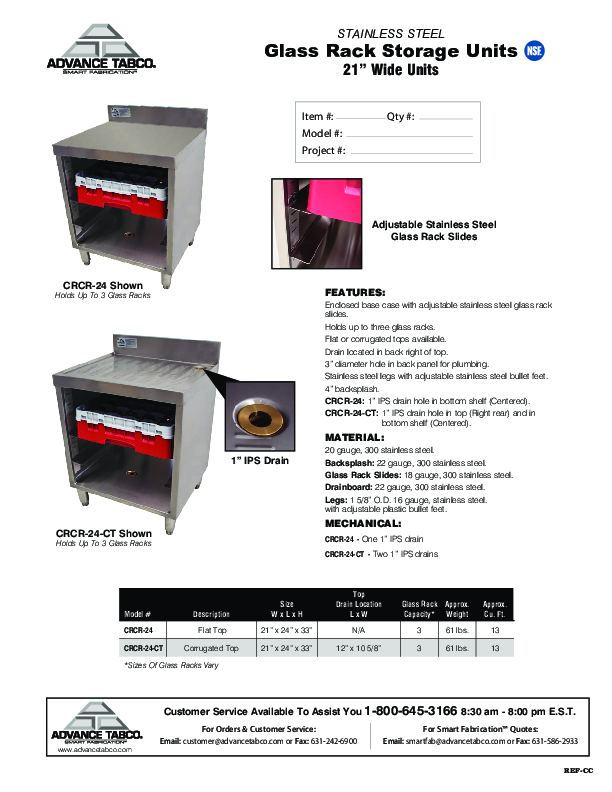 Cutsheet