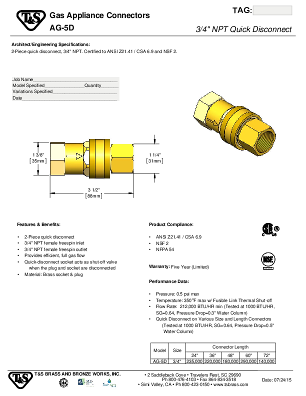 Submittal