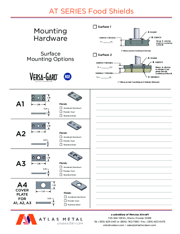 Mounting Hardware