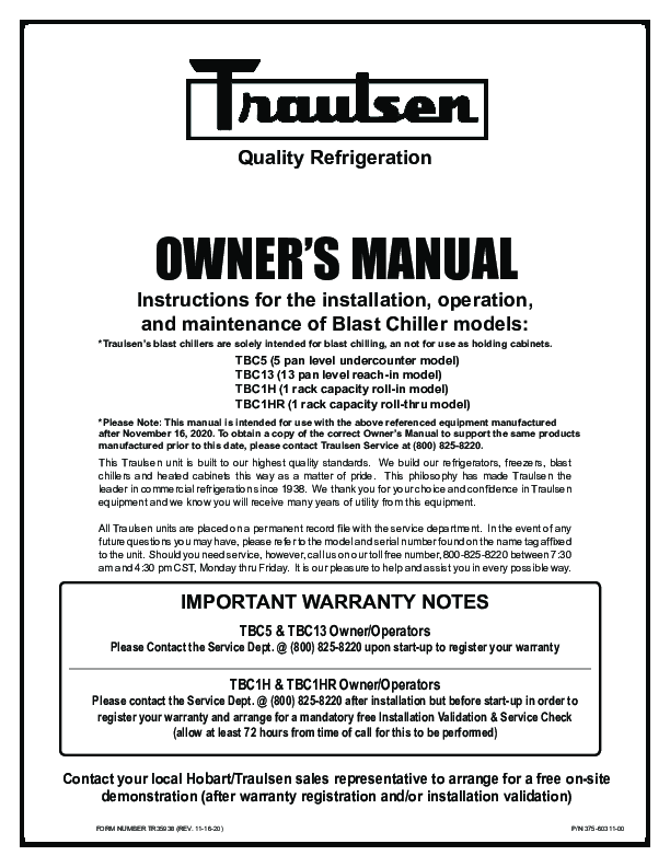 Owner's Manual