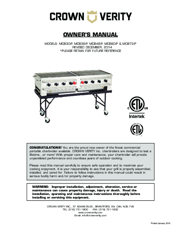 Owner's Manual