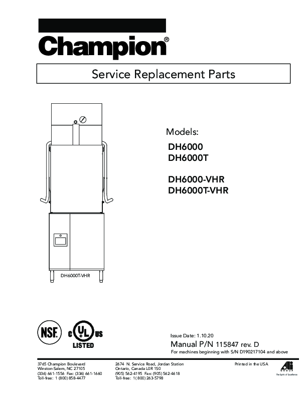 Parts Manual