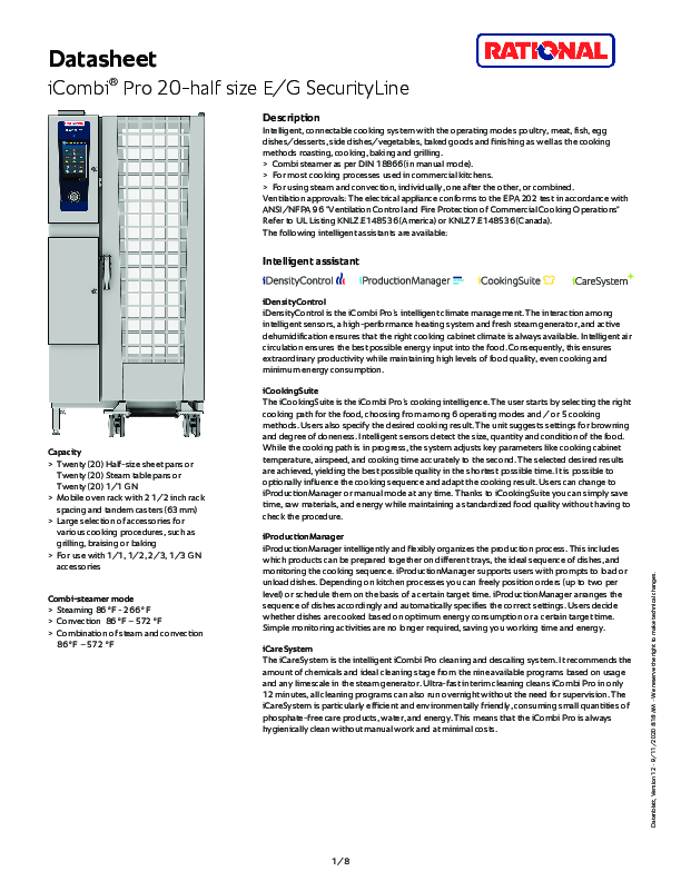 Security Spec Sheet 1