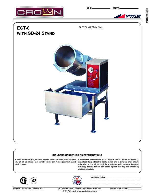 ECT-6 With SD-24 Stand