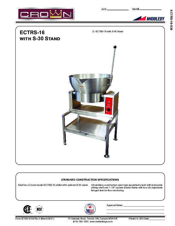 ECTRS-16 With S-30 Stand