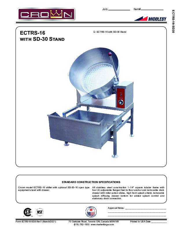 ECTRS-16 With SD-30 Stand