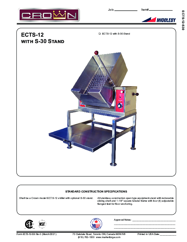 ECTS-12 With S-30 Stand