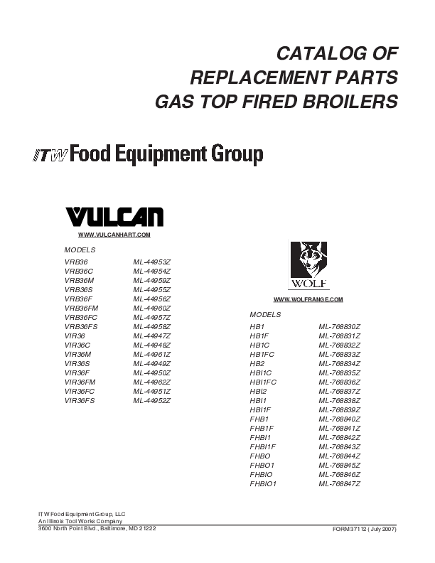 Parts List