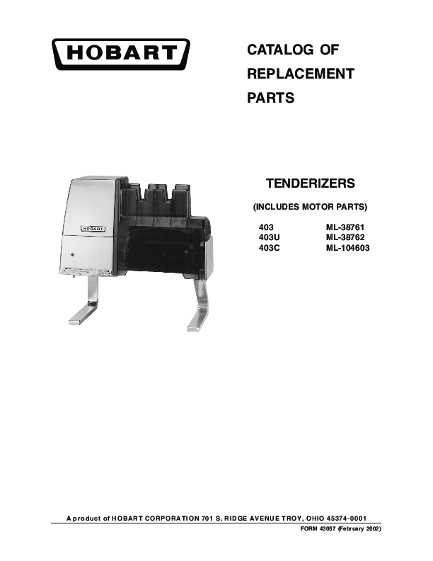 Parts Manual