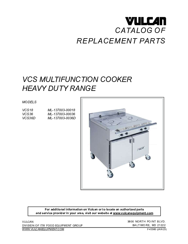 Parts Manual