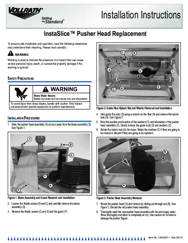 Head Replacement Installation