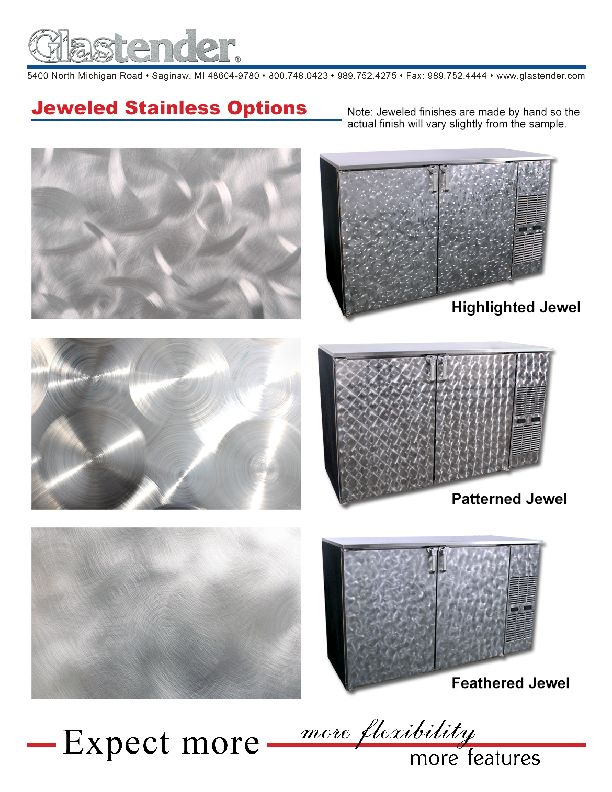Jeweled Stainless Options