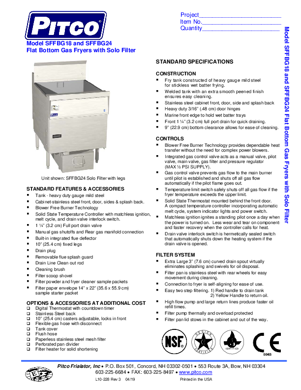 Solo Filter Sheet