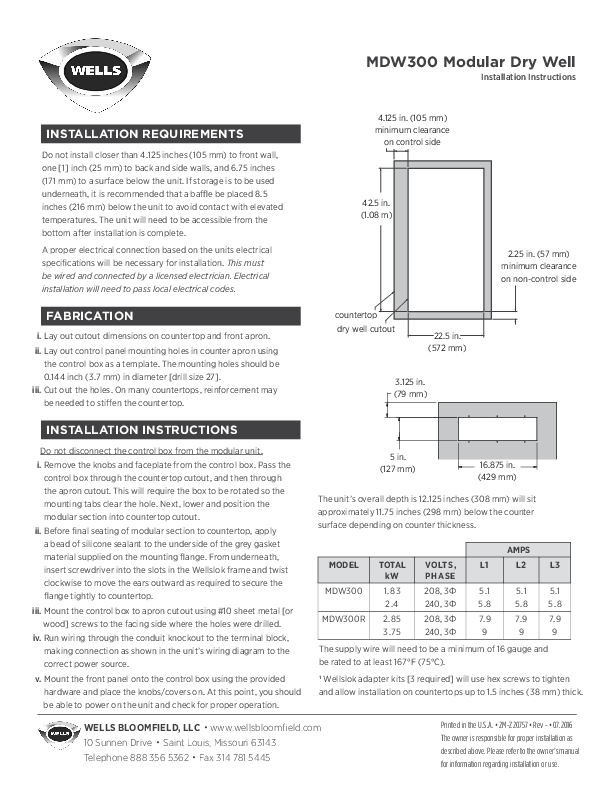 Installation & Operation