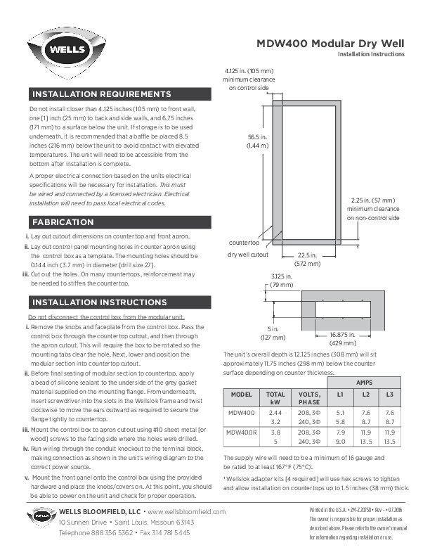 Installation & Operation