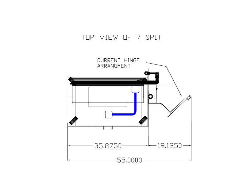 Diagram-Hinge Clearance