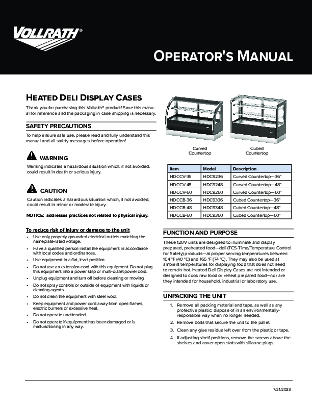 Operating Manual